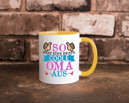 So sieht eine richtig Coole Oma aus | Großmutter Humor Familie Geschenkidee