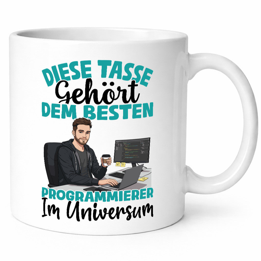 Im Universum: Programmierer | Software Entwickler Humor Geschenkidee Tasse