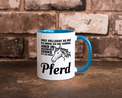 Pferde Spruch | Reiterin Tasse Pferdesport Reiten Humor Geschenkidee