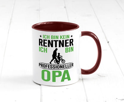 Ich bin kein renter Profesioneller Opa | Großvater Humor Familie Geschenkidee