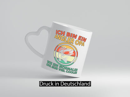 Angler Opa, wie normal, nur cooler | Fisch Geschenk Familie Geschenkidee