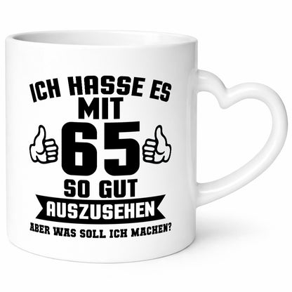Gut aussehen mit 65 | Zahl Daumen hoch Geschenk Humor Geschenkidee lustiger