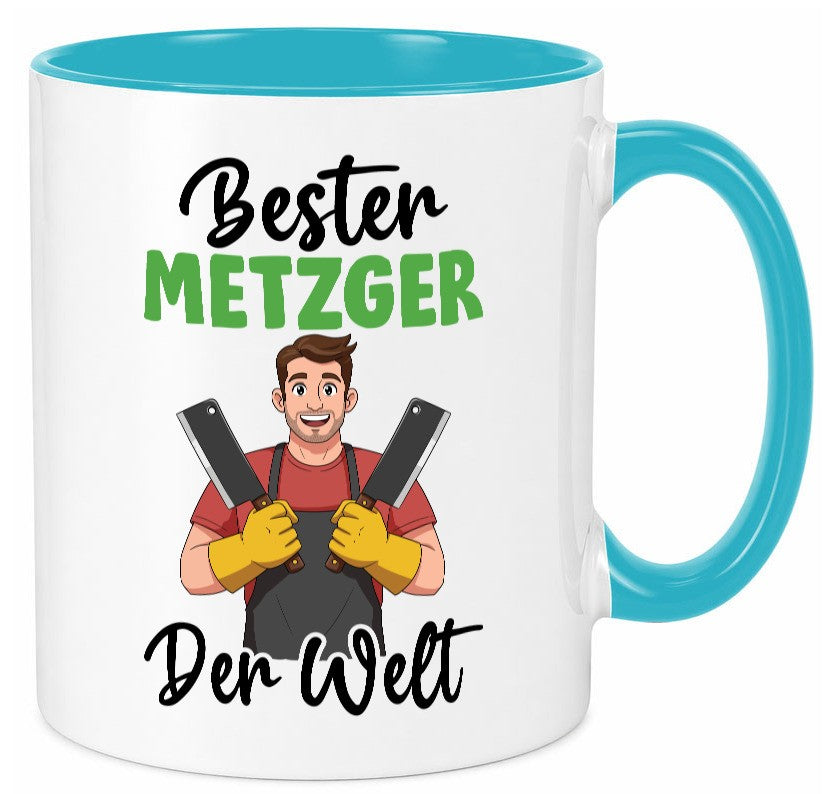 Bester Metzger | Fleischer Metzgerei v2 Geschenkidee Humor Tasse