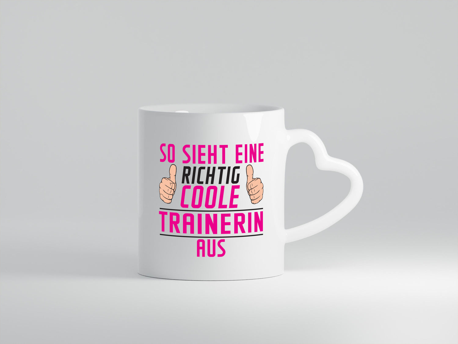 Richtig Coole Trainerin | Sportverein Humor lustig Geschenkidee Geschenk Tasse
