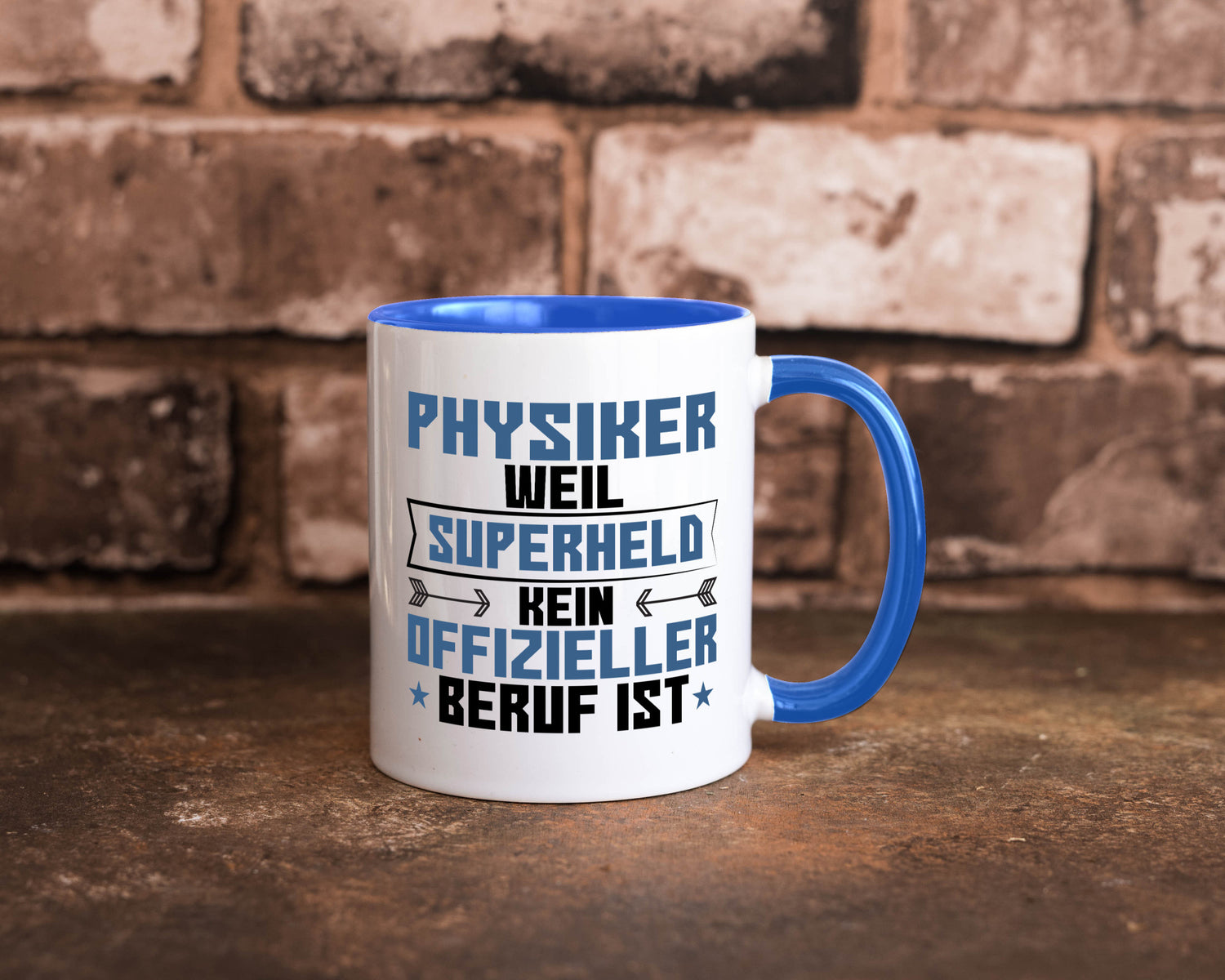 Superheld Physiker | Physik Geschenk Humor Geschenkidee lustiger Spruch Tasse