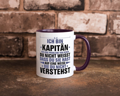 Löse Probleme: Kapitän | Schiffskapitän Schiff v2 Geschenk Humor Geschenkidee