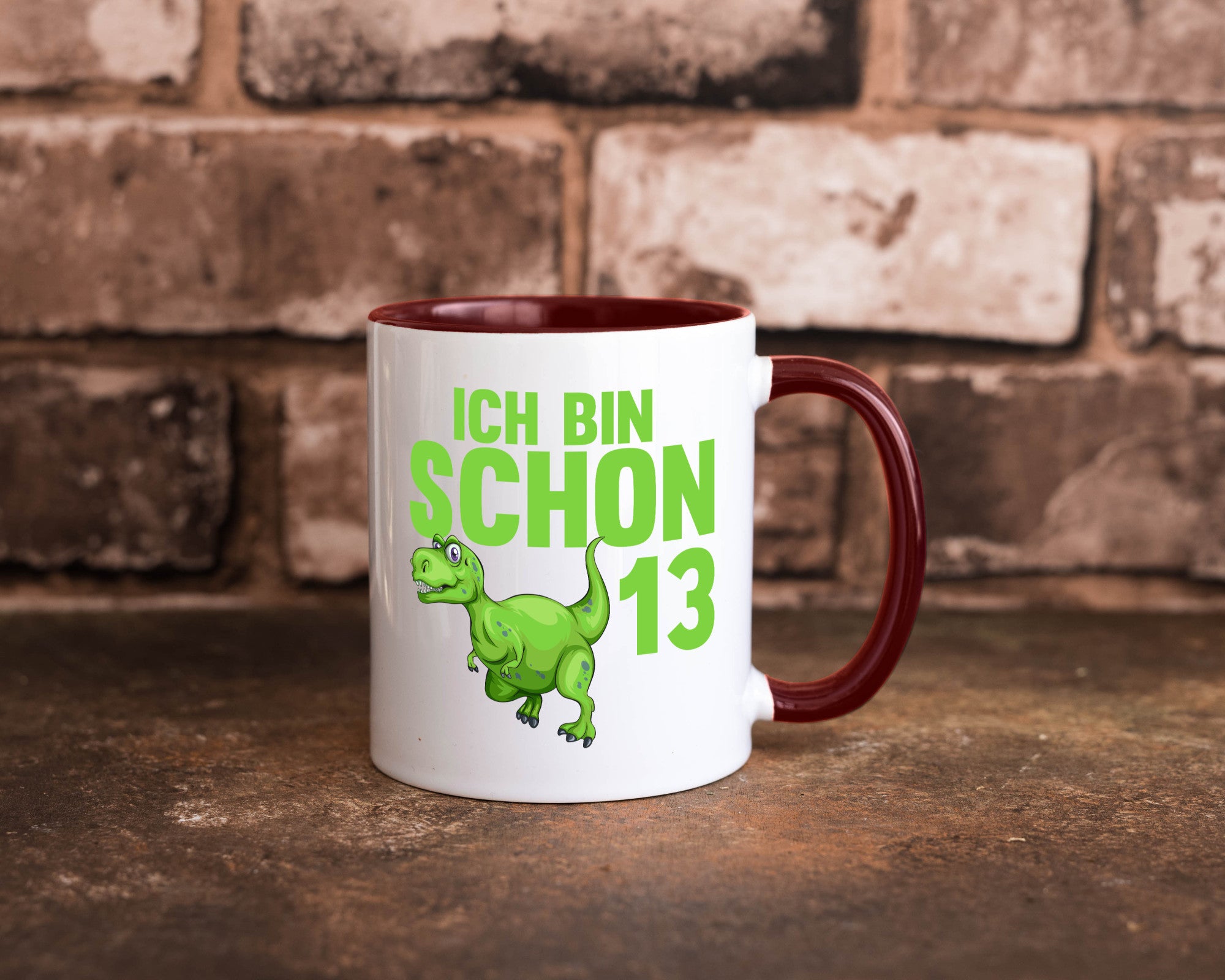 13. Geburtstag | 13 Jahre Dino Dinosaurier Humor Geschenkidee Tasse