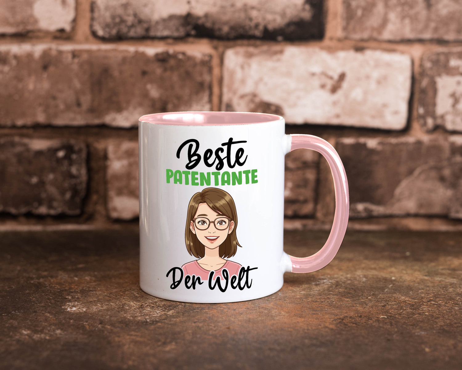 Beste Patentante | Tante lustiger Spruch Geschenk Humor Geschenkidee Tasse