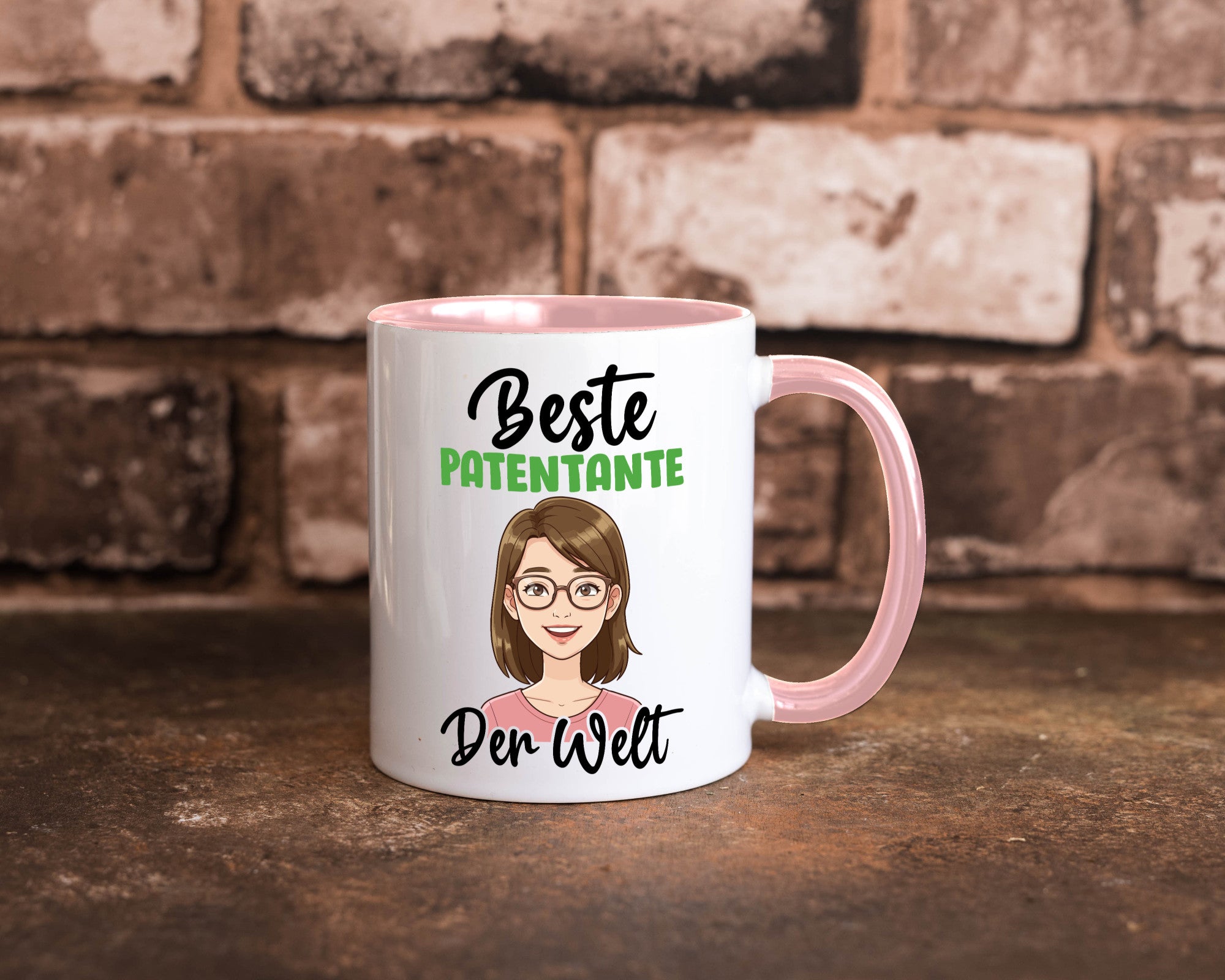 Beste Patentante | Tante lustiger Spruch Geschenk Humor Geschenkidee Tasse