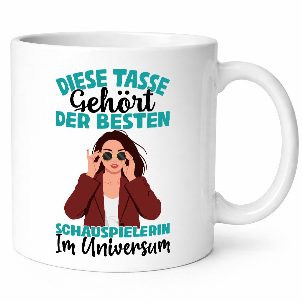 Im Universum: Schauspielerin | Theater Geschenkidee Humor Tasse