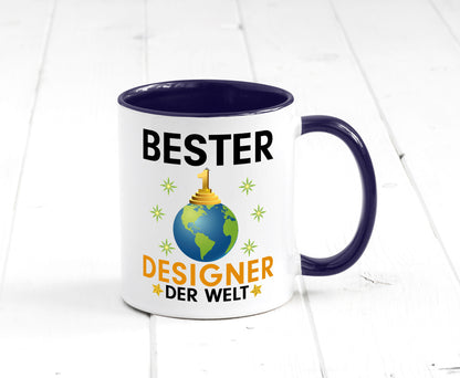 Welt Bester Designer Beruf | Mode Geschenk Arbeit Kollegen Büro lustiger Spruch