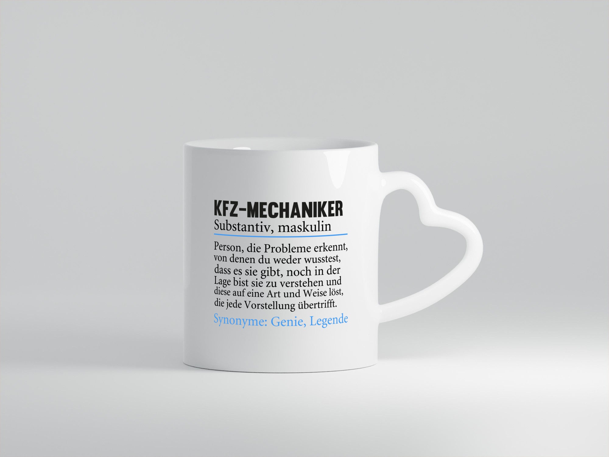 KFZ-Mechaniker | Spruch Werkstatt Mechaniker lustig Humor Geschenkidee Geschenk