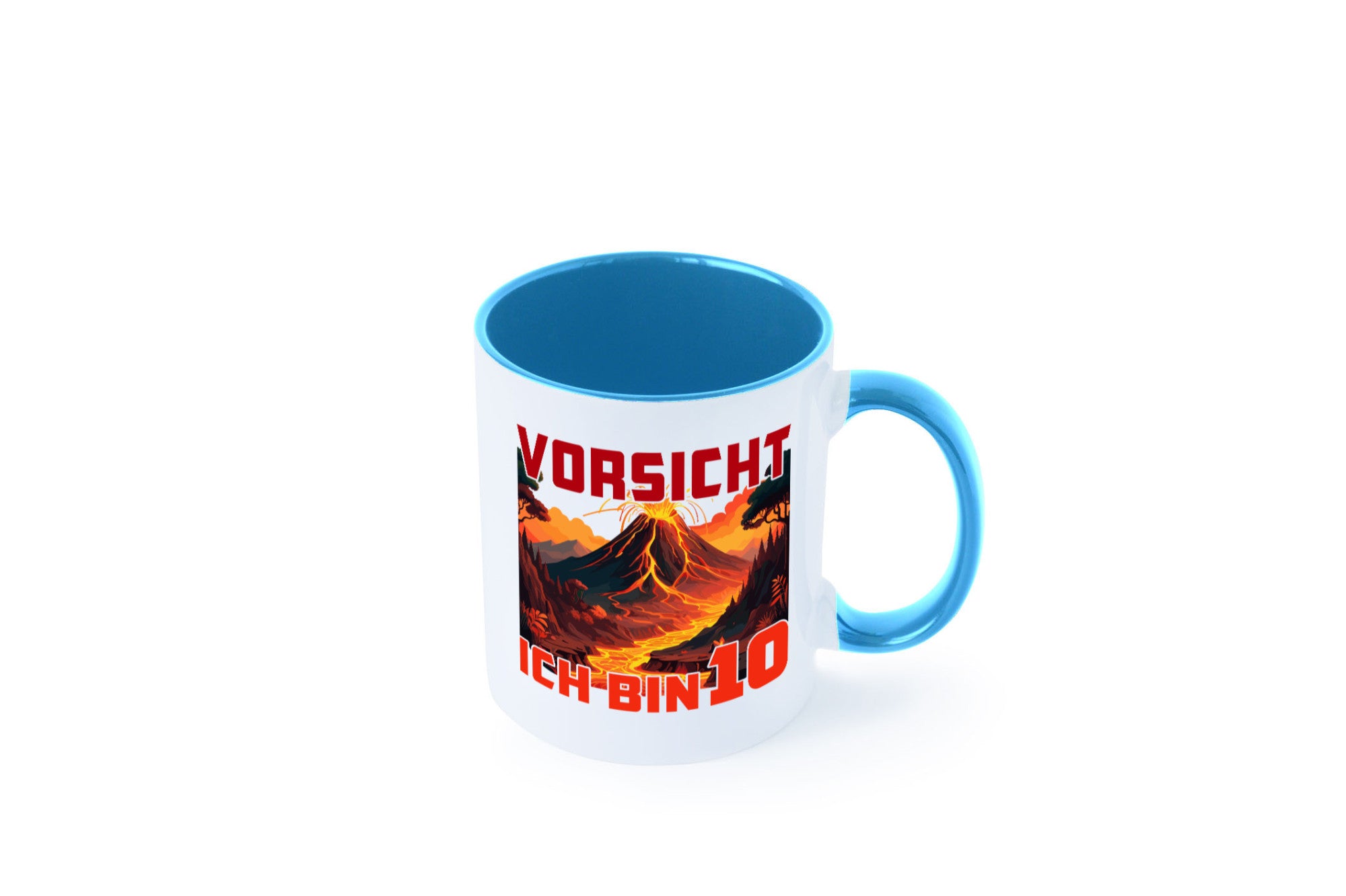 10. Geburtstag | 10 Jahre Vulkanausbruch Vulkan Humor Geschenkidee Tasse