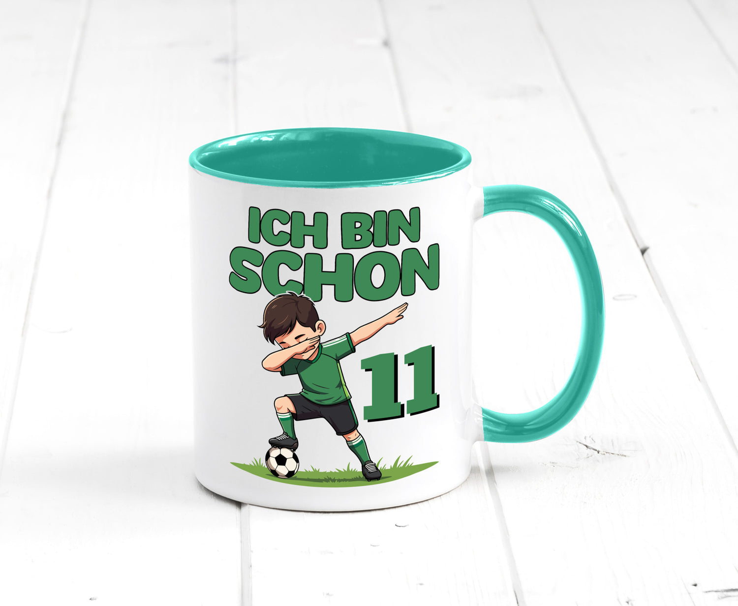 11. Geburtstag | 11 Jahre Fußballer Geschenkidee Humor Tasse