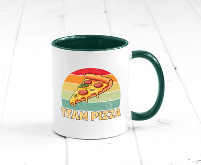 Team Pizza | Pizzaliebhaber Lover v2 Geschenkidee Humor Tasse