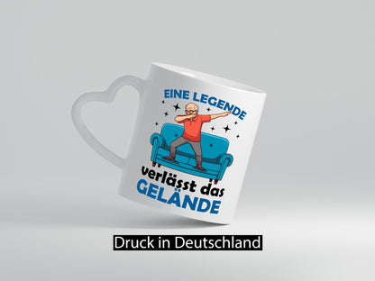 Legende verlässt das Gelände | Renteneintritt Rentner lustiger Spruch Geschenk