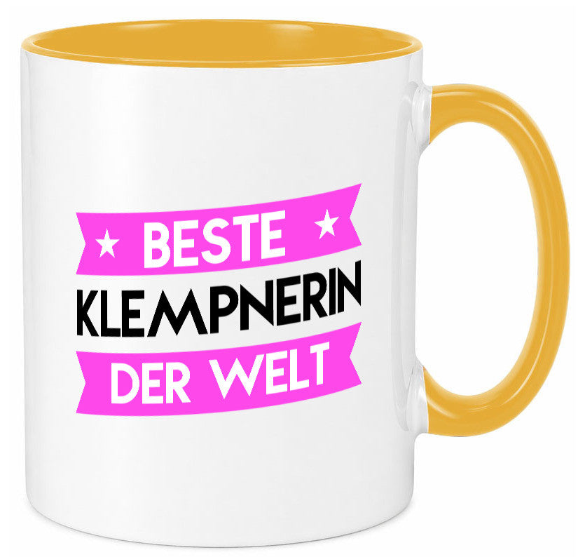 Beste Klempnerin | Klempnerinnen Geschenkidee Humor Tasse