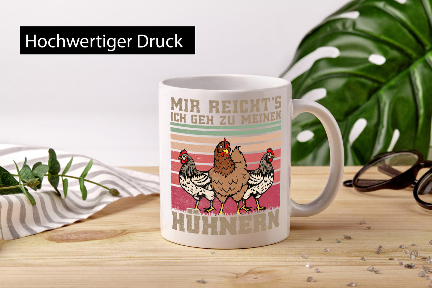 Ich geh zu meinen Hühner | Landwirt Bauer lustig Humor Geschenkidee Geschenk