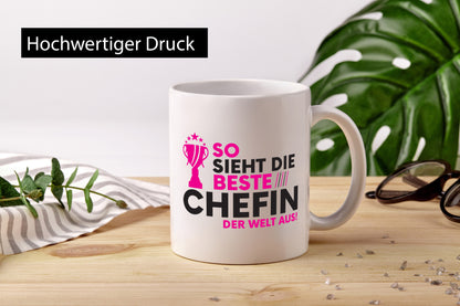 Die Weltbeste Chefin | Führungskraft Vorgesetzte lustiger Spruch Geschenk