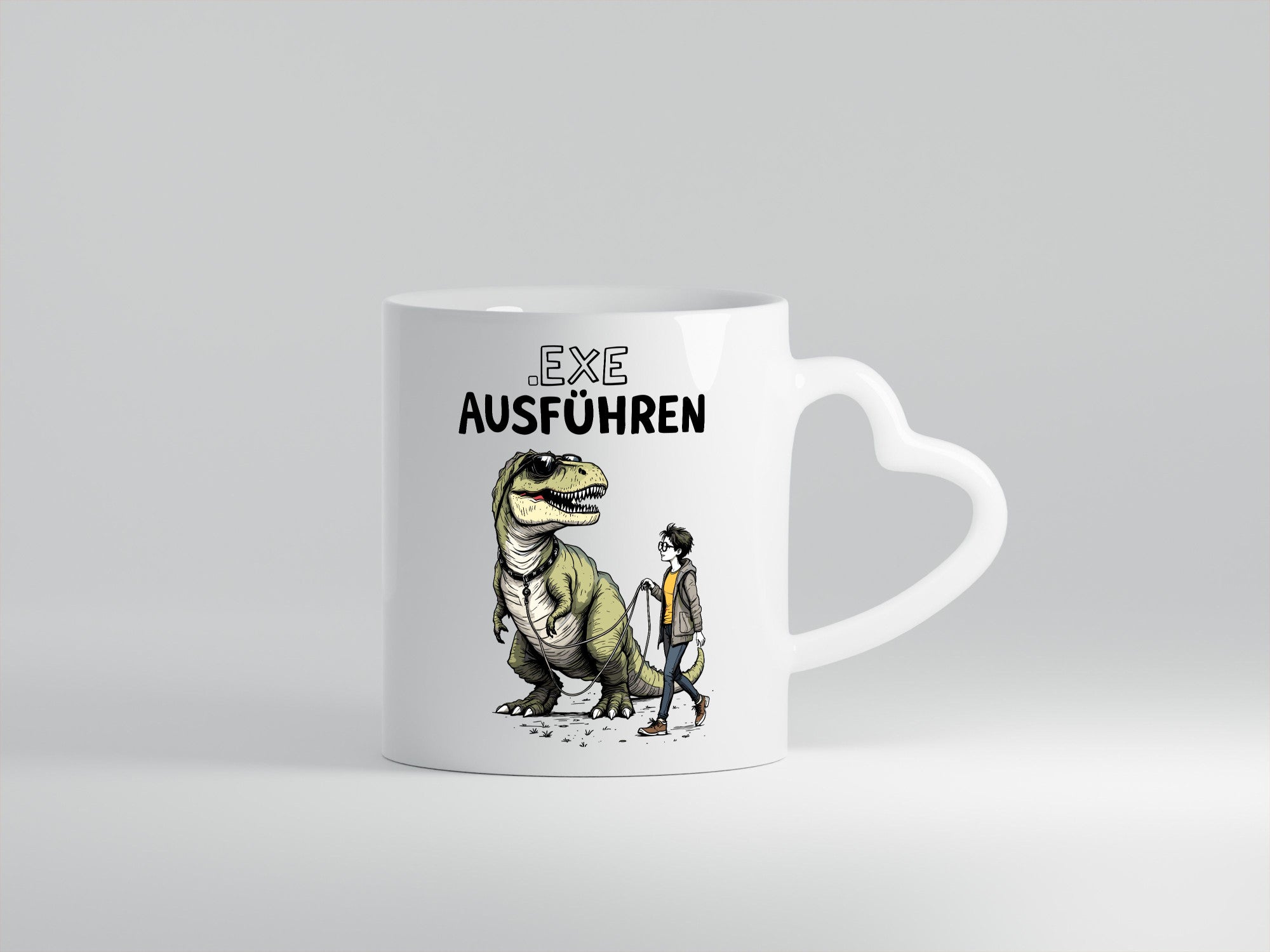Exe ausführen | Programmierer Infomatiker v2 Geschenkidee Familie Humor Tasse