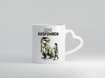 Exe ausführen | Programmierer Infomatiker v2 Geschenkidee Familie Humor Tasse