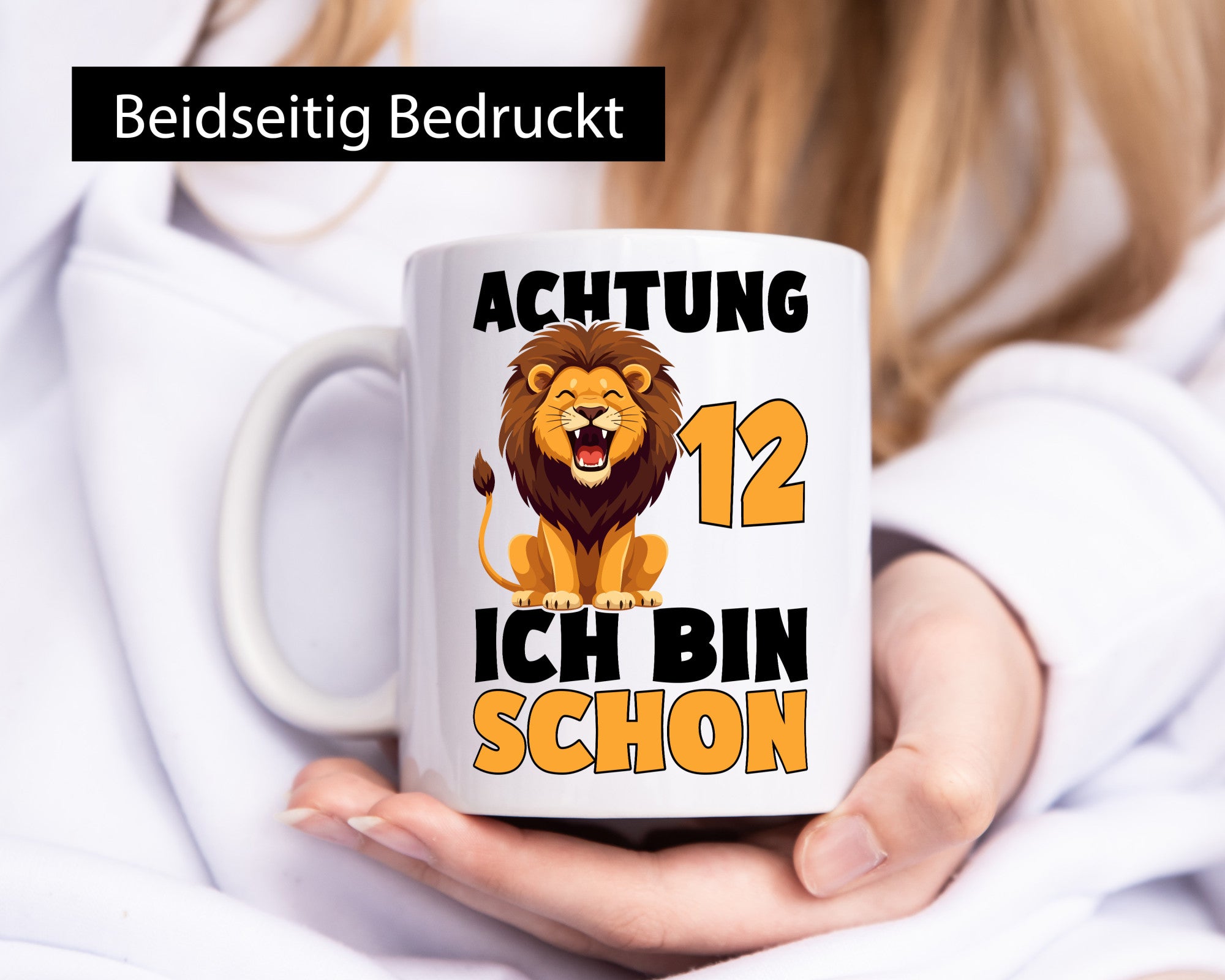 12. Geburtstag | 12 Jahre Löwe lustig Geschenkidee Geschenk Tasse