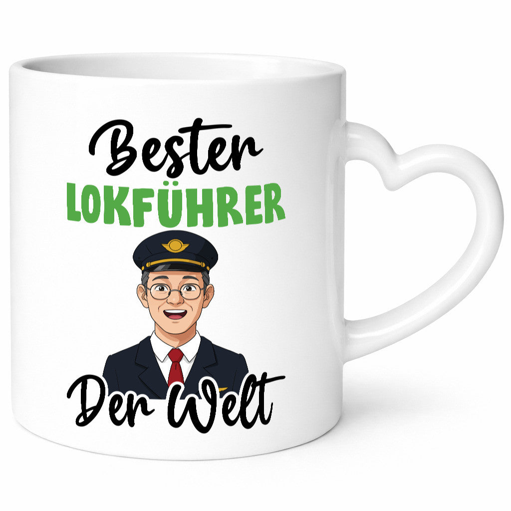 Bester Lokführer | Zug Beruf v2 Geschenkidee Arbeit Kollegen Büro Humor Tasse