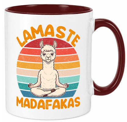 Lamaste | Madafakas Lama Vintage Humor Geschenkidee Tasse