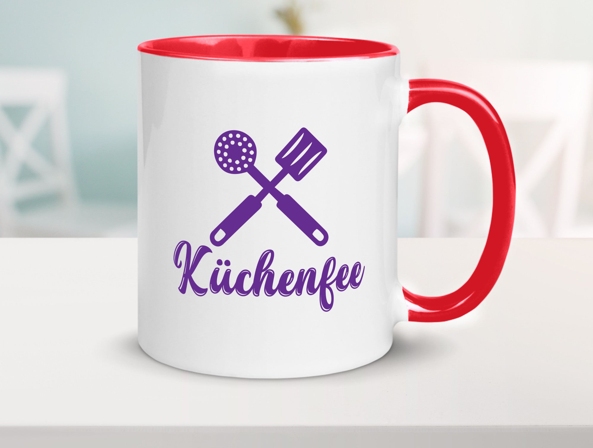 Küchenfee | Mama kocht am besten Muttertag Geschenkidee Familie Humor Tasse