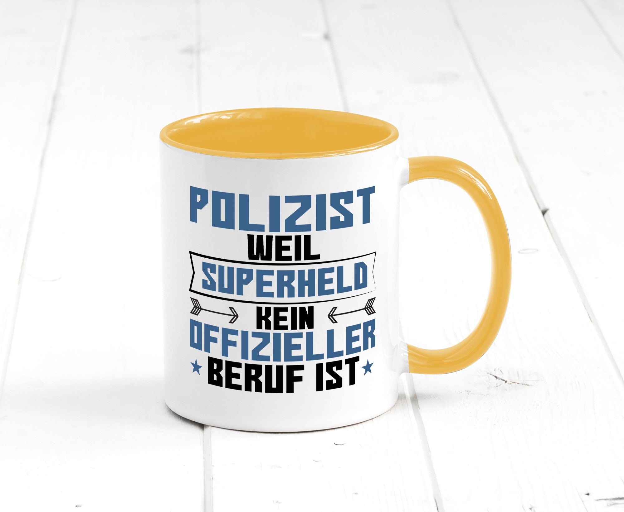 Superheld Polizist | Polizei lustiger Spruch Geschenk Humor Geschenkidee Tasse