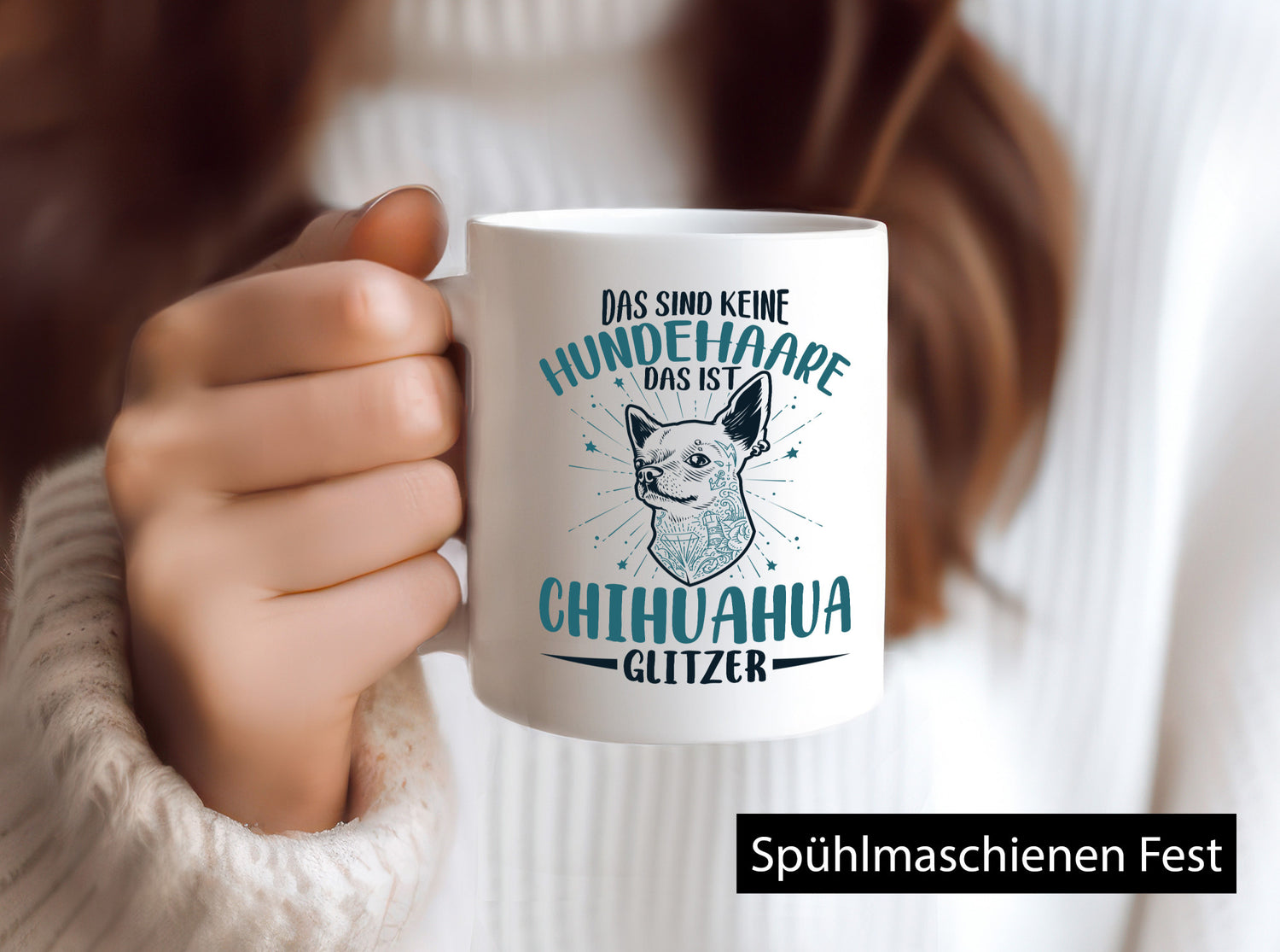 Das sind keine Hundehaare | Chihuahua Glitzer Hund Geschenkidee Tierliebhaber