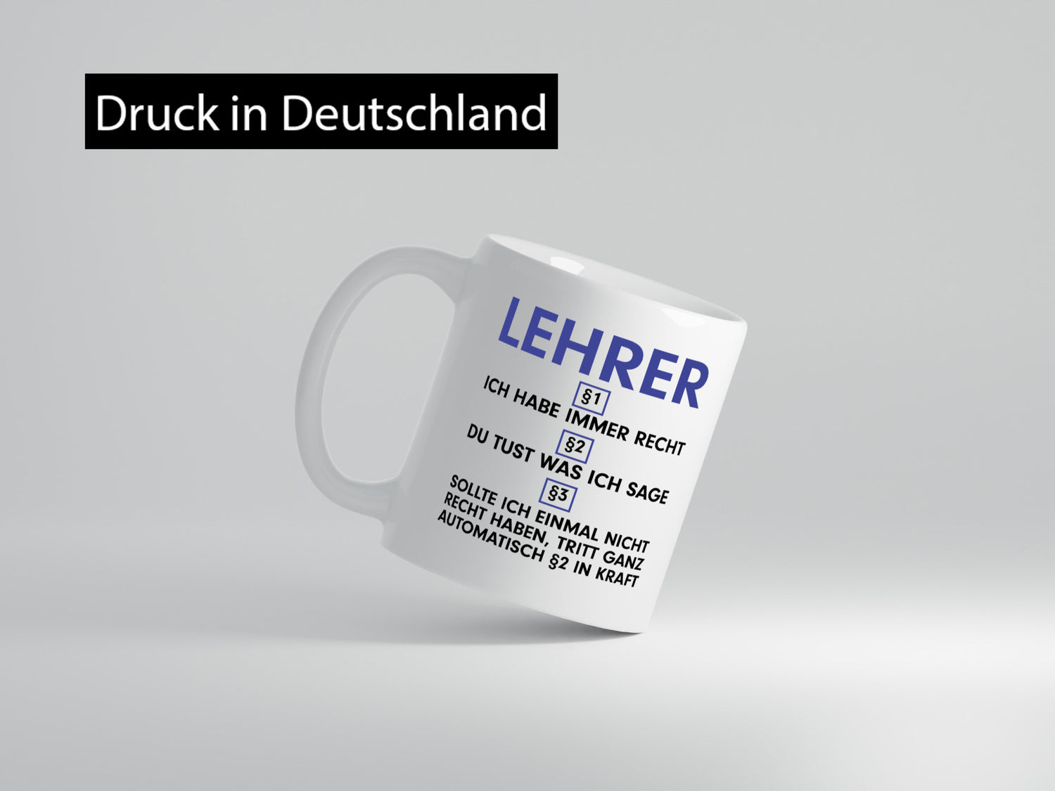 Ich habe immer Recht Lehrer | Schule Beruf Schüler v2 lustiger Spruch Geschenk