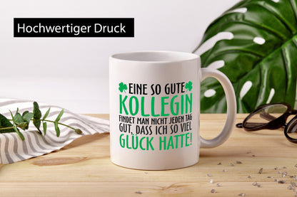Gute Arbeitskollegin Geschenk Arbeit Kollegen Büro lustiger Spruch Tasse