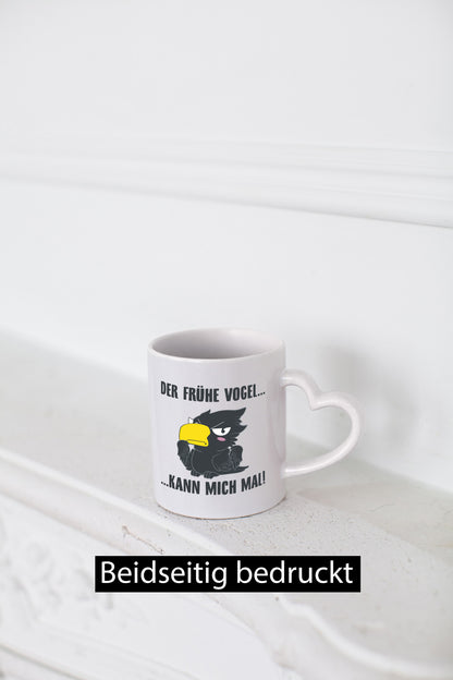 Der Frühe Vogel v2 Humor Geschenkidee Tasse