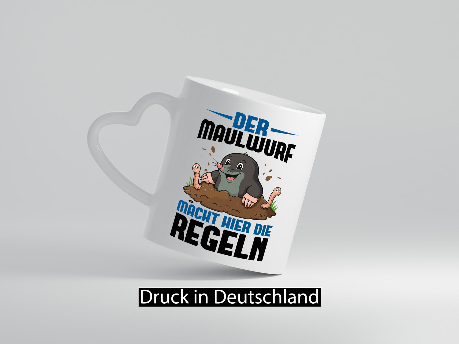 Der Maulwurf macht hier die Regeln | Gärtner Geschenk Humor Geschenkidee