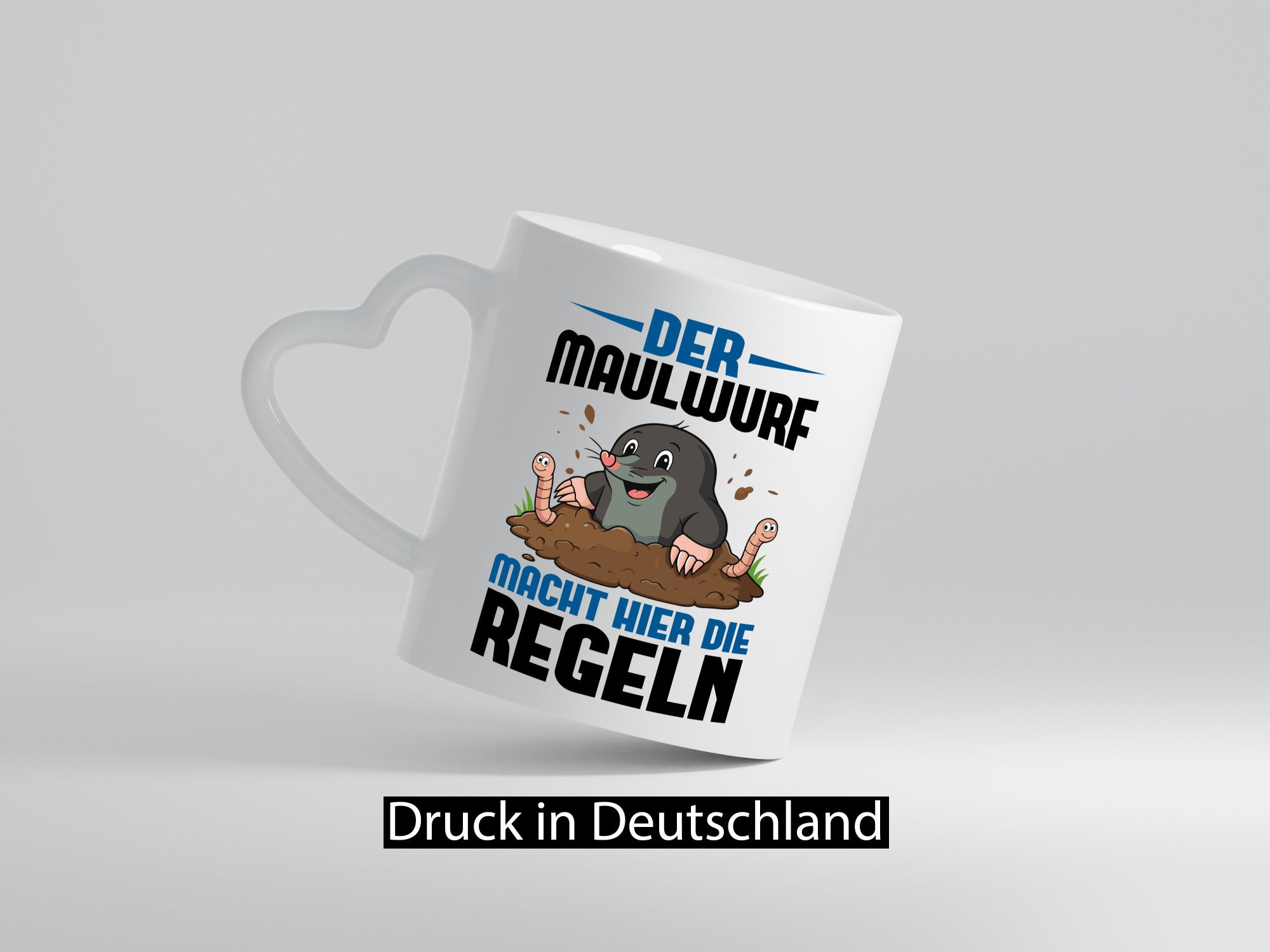Der Maulwurf macht hier die Regeln | Gärtner Geschenk Humor Geschenkidee