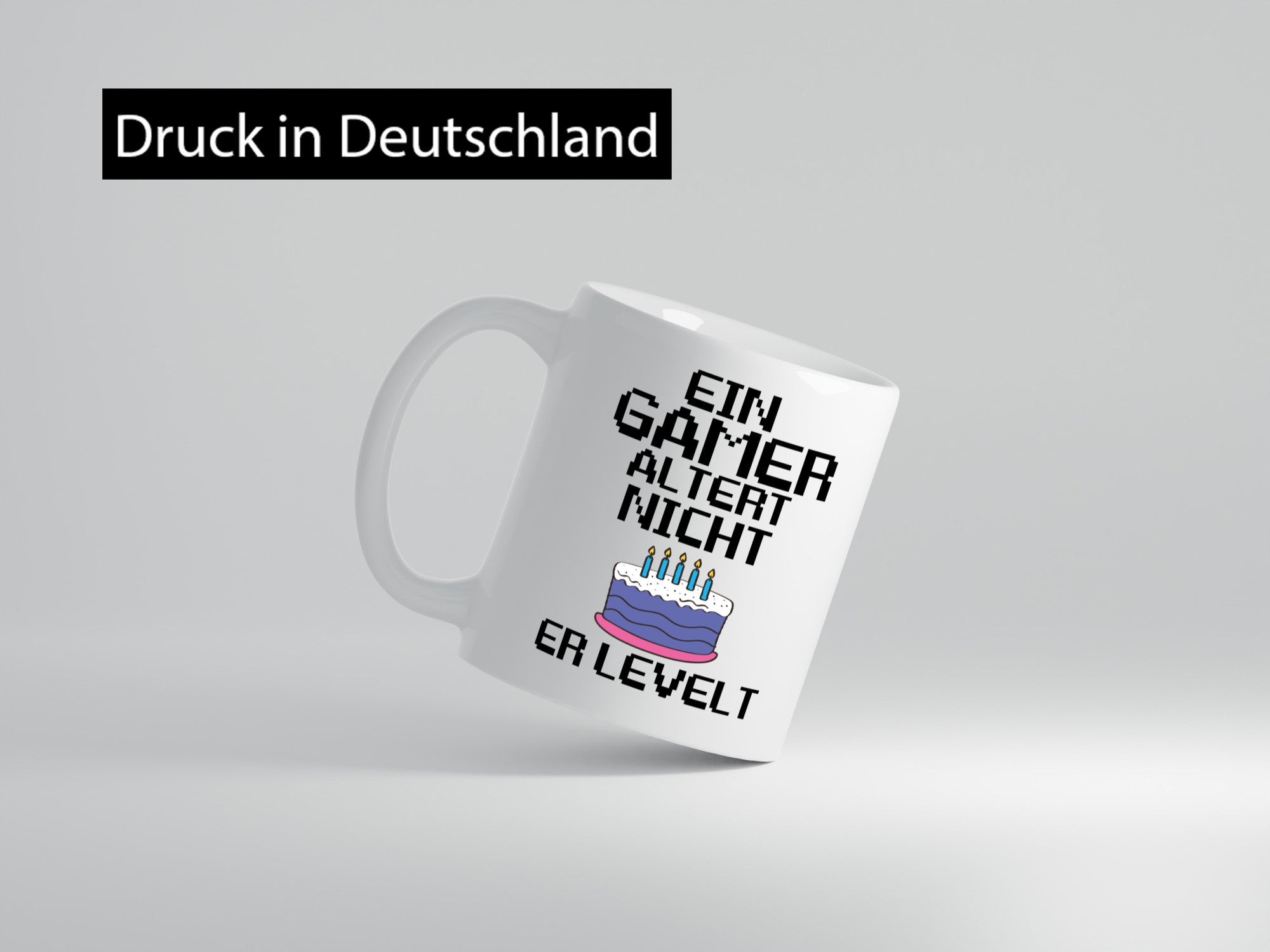 Ein Gamer levelt | Geburtstag Tasse Zocker Gaming Humor Geschenkidee