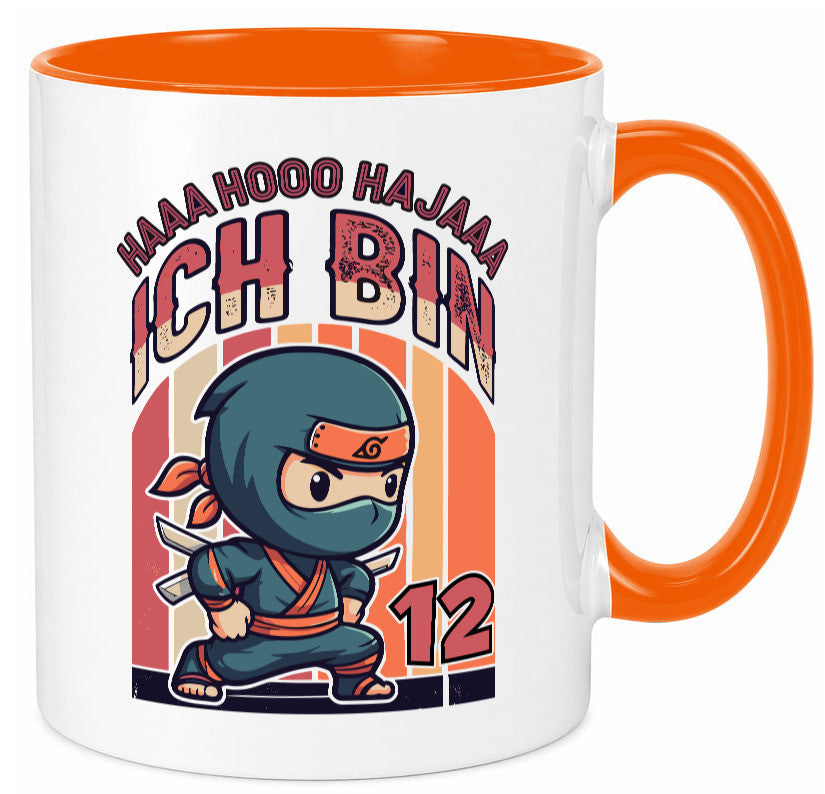 12. Geburtstag | Ninja Junge 12 Jahre Humor Geschenkidee Tasse