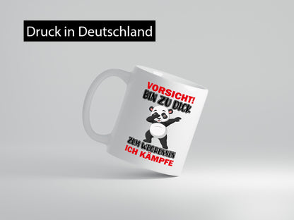 Ich bin ein Kämpfer Geschenk Humor Geschenkidee lustiger Spruch Tasse