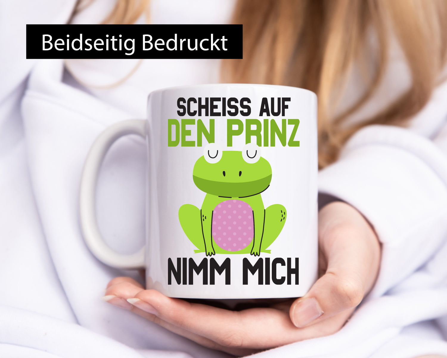Scheiss auf den Prinz nimm mich | Frosch Prinzen v2 lustiger Spruch Geschenk
