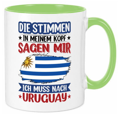 Uruguay | Urlaub Stimmen in meinem Kopf Traumland Geschenk Humor Geschenkidee