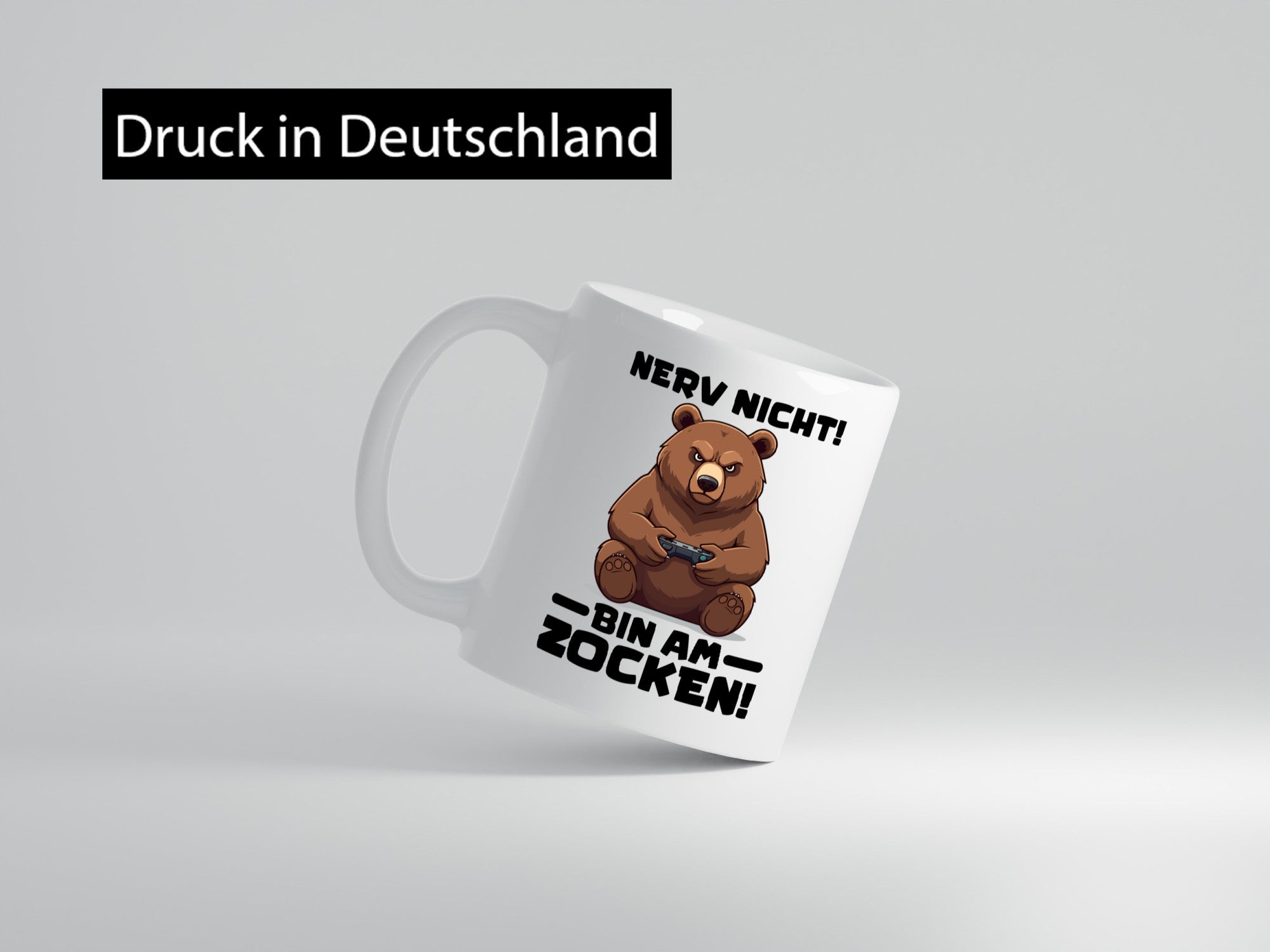 Nerv nicht bin am Zocken | Bär Gamer Zocker lustiger Spruch Geschenk Humor