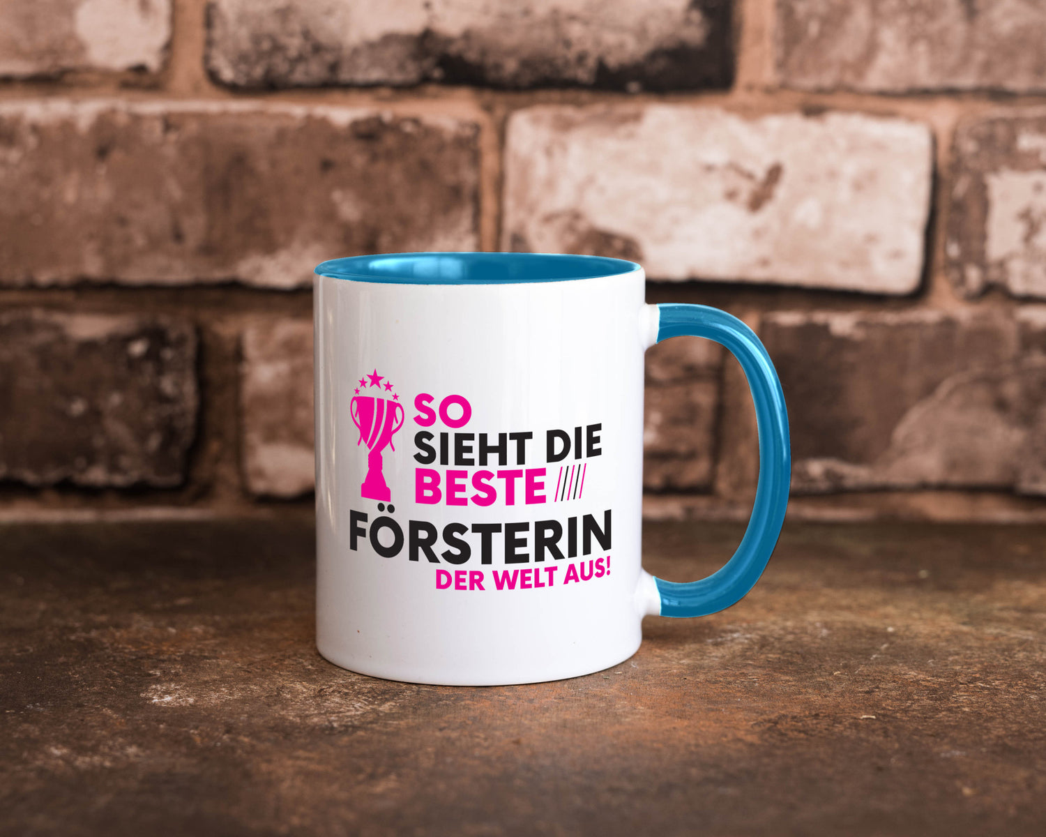 Die Weltbeste Försterin | Forst Arbeit Humor Kollegen Büro Geschenkidee Tasse