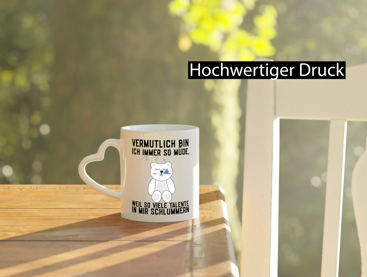 Viele Talente schlummern | schlafender Bär Superman Held lustiger Spruch