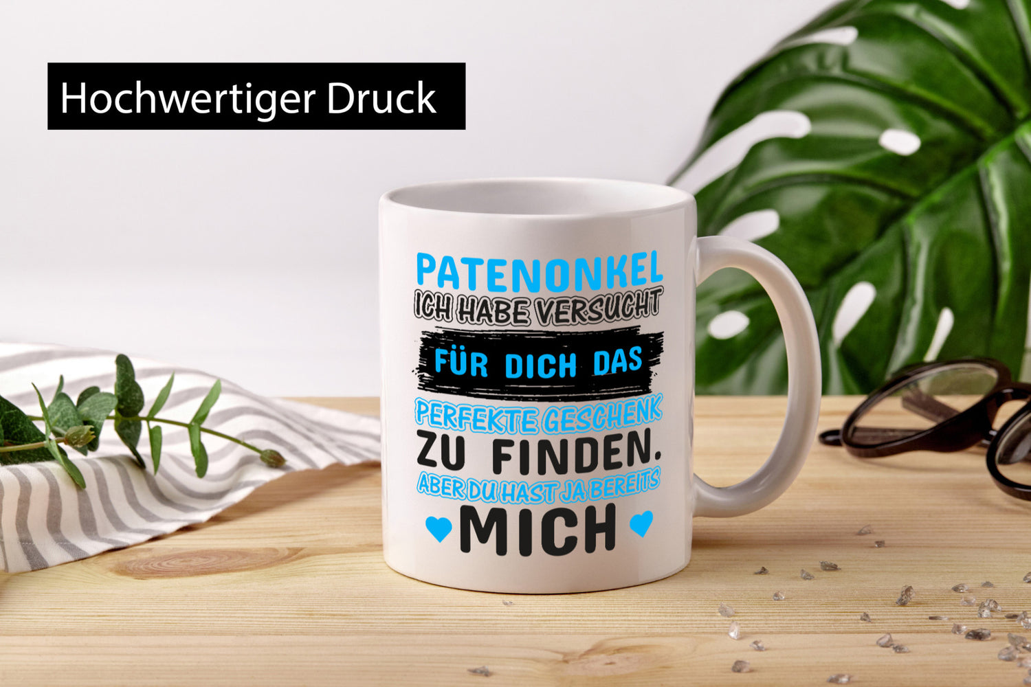 Patenonkel Tasse | lustiger Spruch Pate Onkel Geschenkidee Humor