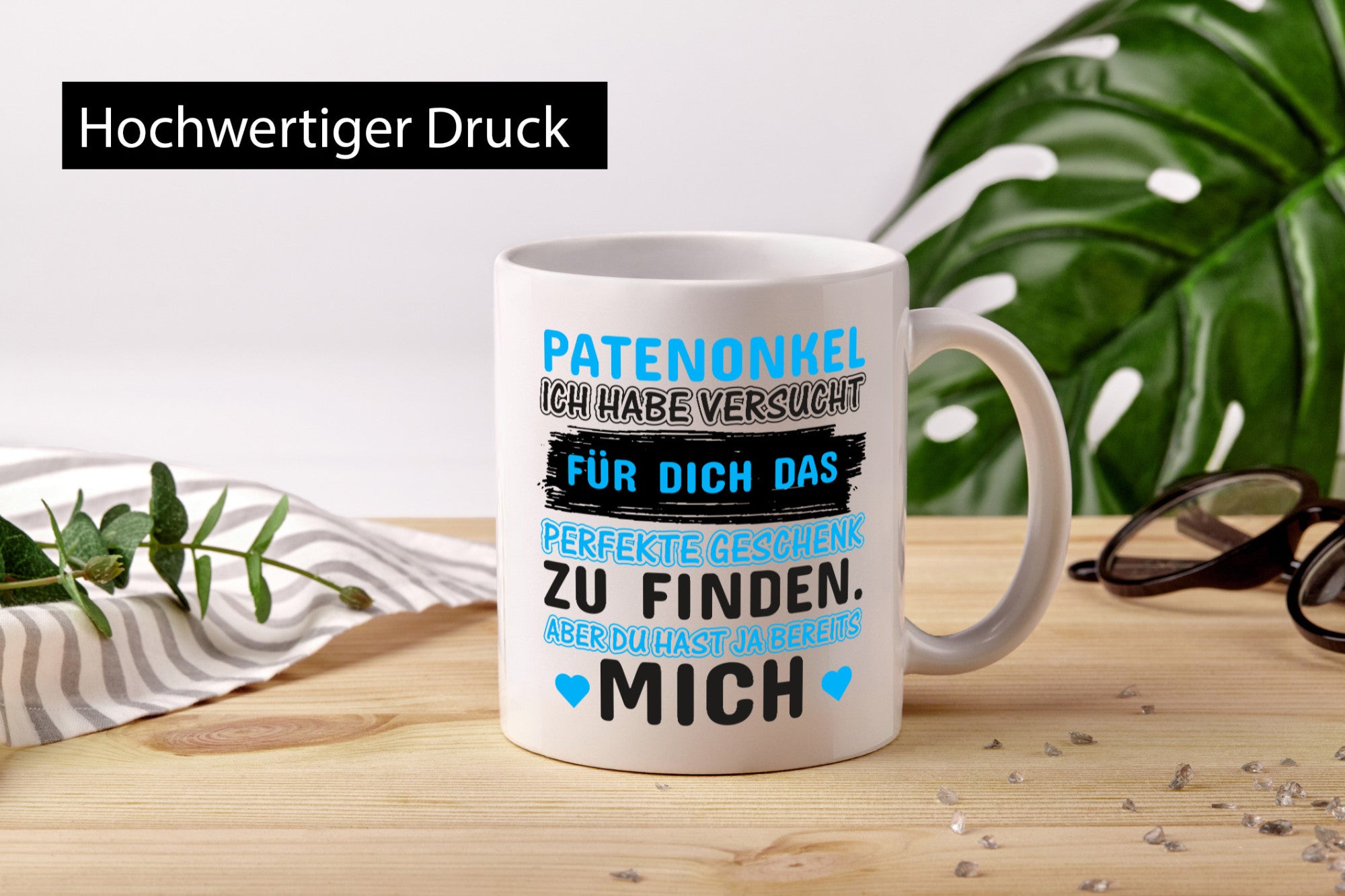 Patenonkel Tasse | lustiger Spruch Pate Onkel Geschenkidee Humor