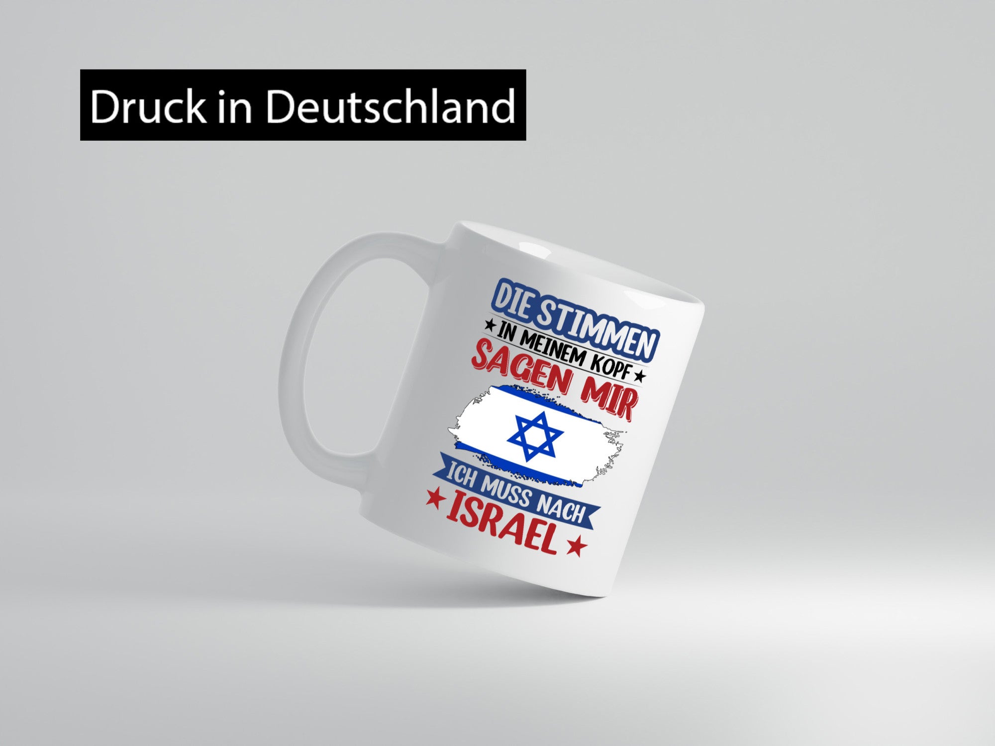 Israel | Urlaub Stimmen in meinem Kopf Traumland lustig Humor Geschenkidee