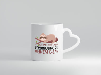 Verbindung zum Elan | WLAN Faultier Faulpelz Laufband Humor Tierliebhaber