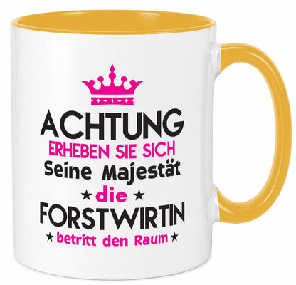 Seine Majestät Forstwirtin | Forst Wirtin Humor Geschenkidee Tasse