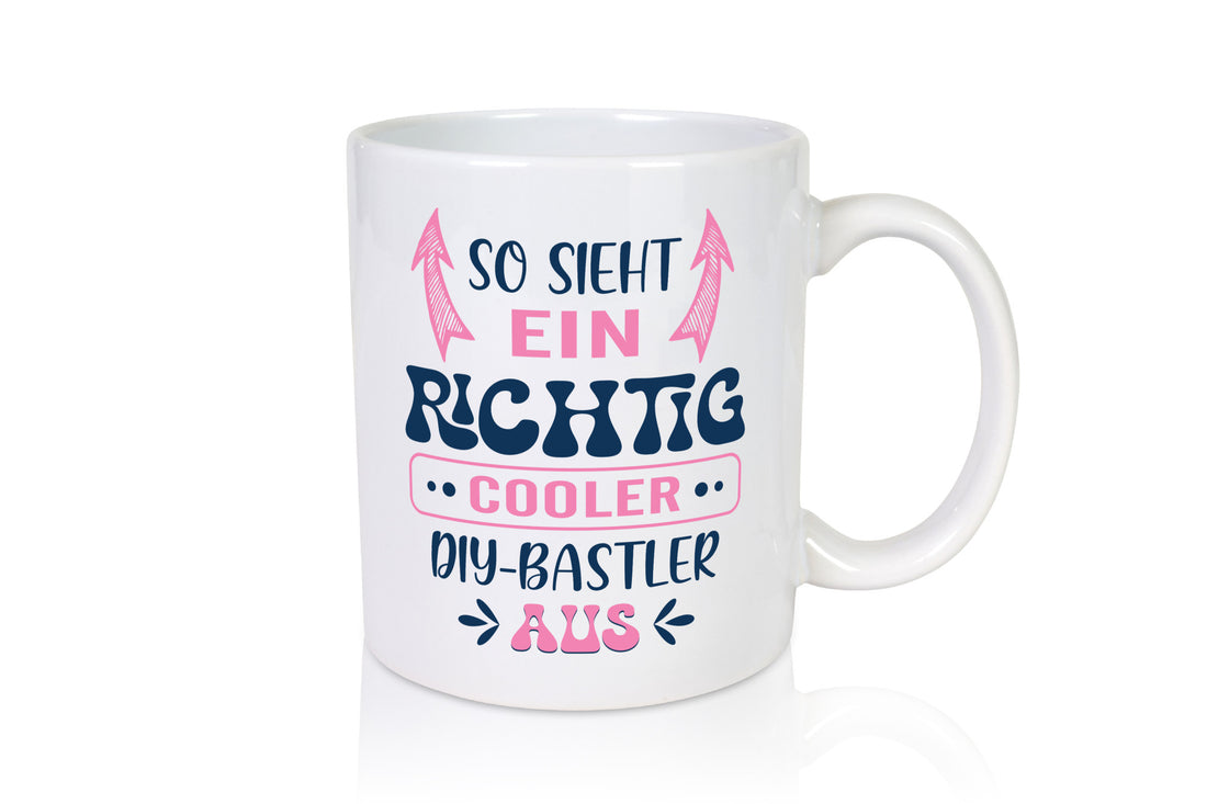 Richtig Cooler DIY Bastler | Basteln Handmade Humor Geschenkidee Tasse